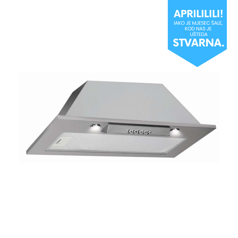 Ugradna kuhinjska napa MAX 52 cm INOX F9