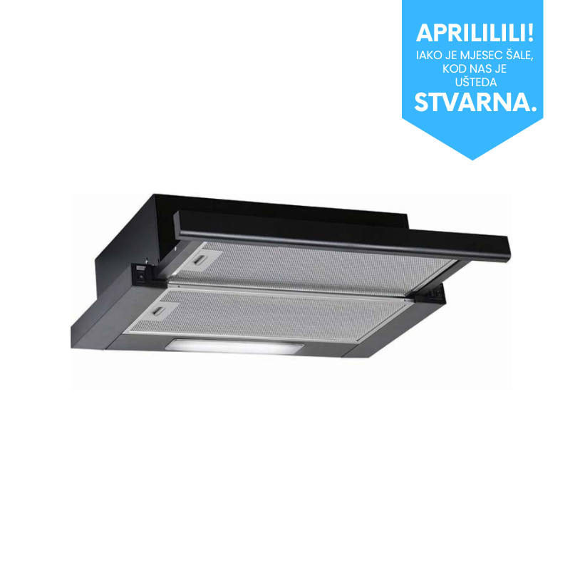 Kuhinjska napa MAX 60CM F5 crna