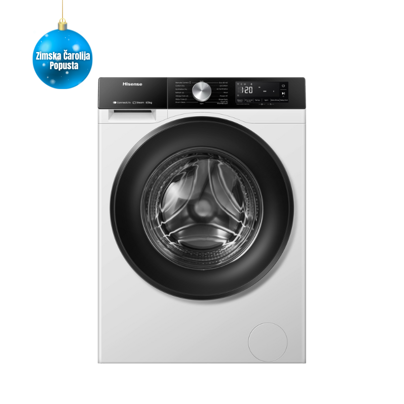 Mašina za pranje i sušenje veša HISENSE WD3S8043BW3