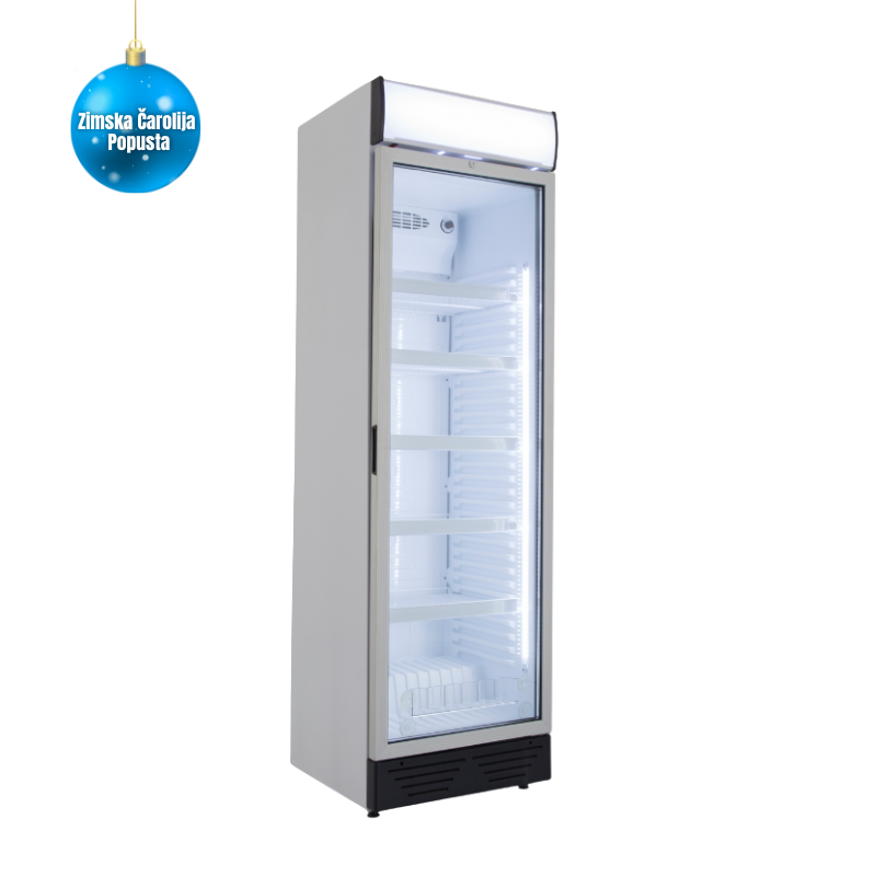 Rashladna vitrina MAX TM RVNBC 390 CH Siva