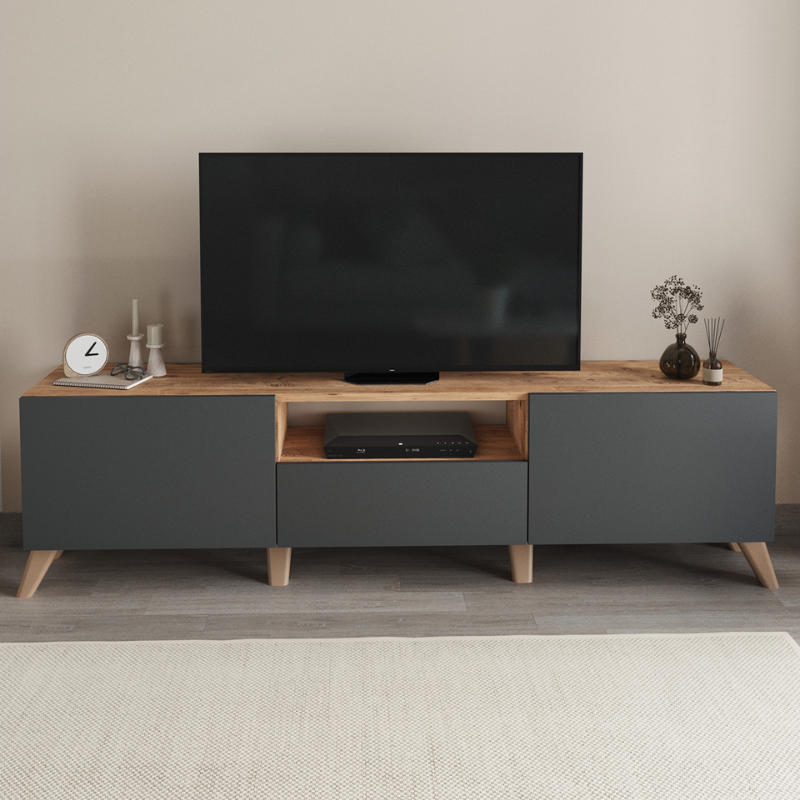 TV komoda 160 cm - antracit