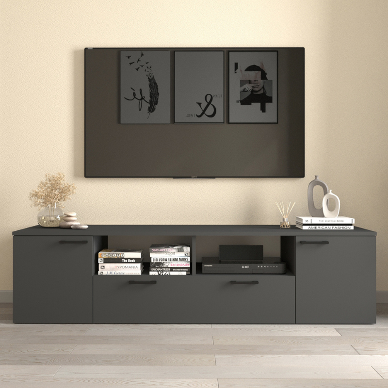 TV komoda 180 cm – antracit
